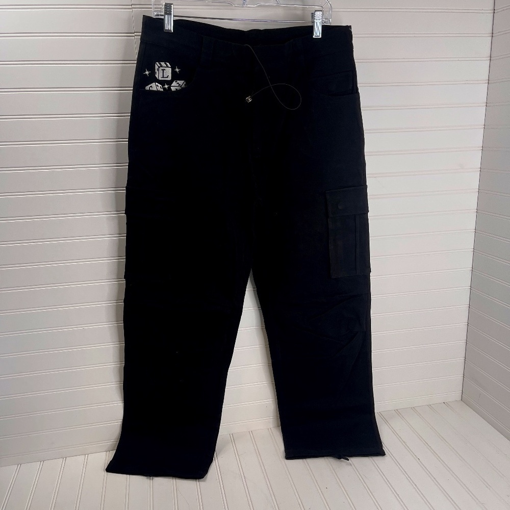 Saturn Los Angeles High Roller Cargo Pants Black Medium